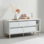 H6791 미니 3칸 거실장 1150 1color - 이미지 2