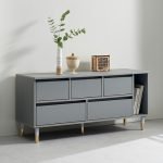 H6791 미니 3칸 거실장 1150 1color - 이미지 4