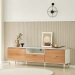 C7404 2단 서랍 거실장 800x365 5colors - 이미지 4