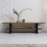 G451 참죽 원목 수납 거실장 1200 - 이미지 2