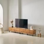 C1045 2단 행거 옷장+거울 2colors - 이미지 3