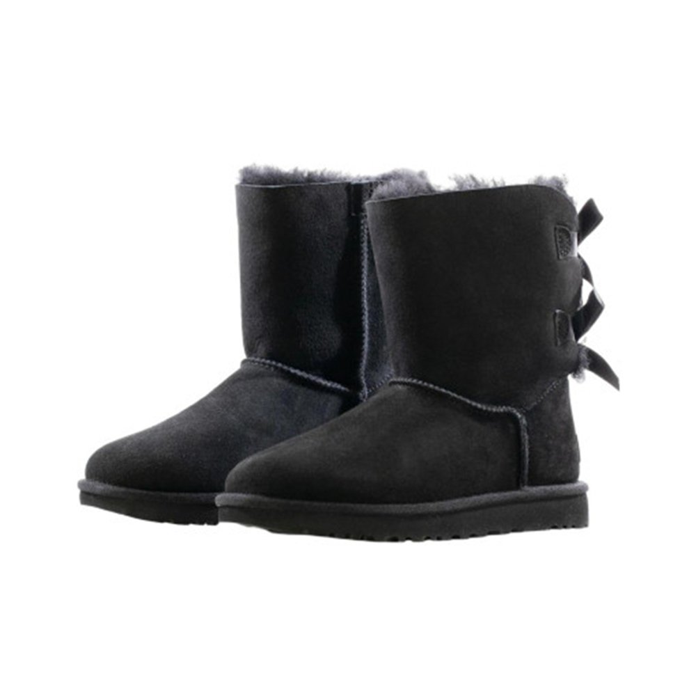 UGG 어그 여성 클래식 Bailey Bow II 부츠 블랙 1016225 BLK