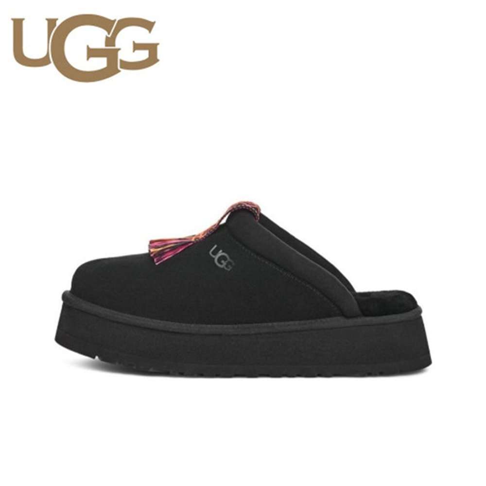 UGG 어그 타즐 블랙 여성 플랫폼 슬리퍼 1152677BLK