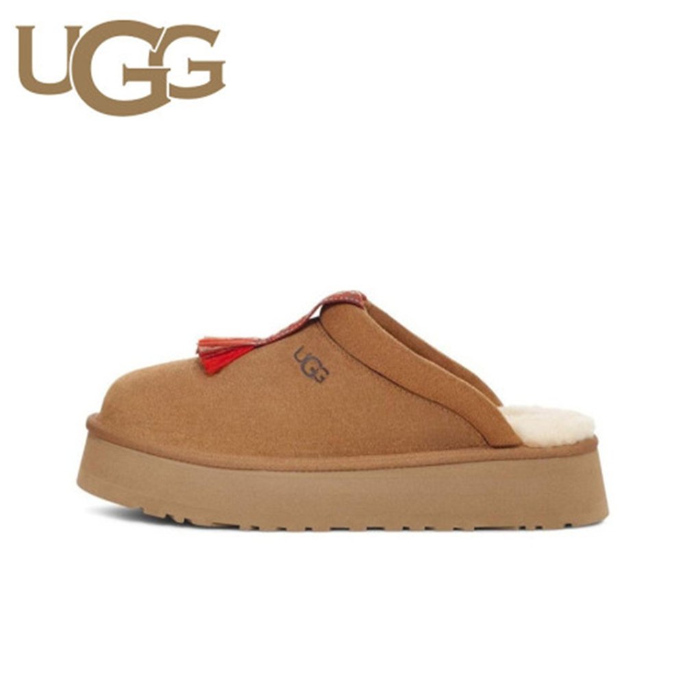 UGG 어그 타즐 체스트넛 여성 플랫폼 슬리퍼 1152677CHE