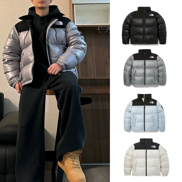 노스페이스 1996 화이트 라벨 눕시 다운 패딩남여공용 NJ1DP62L