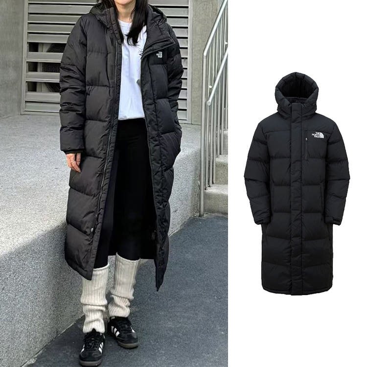 노스페이스 남여공용 롱패딩 점퍼 NC1DM51J